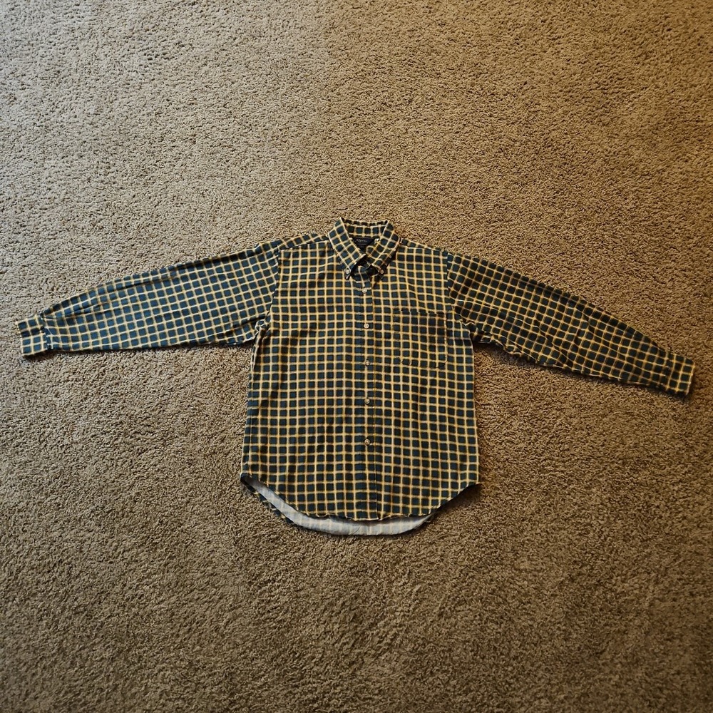 Roper Shirt Womens Small Western Green Check‎